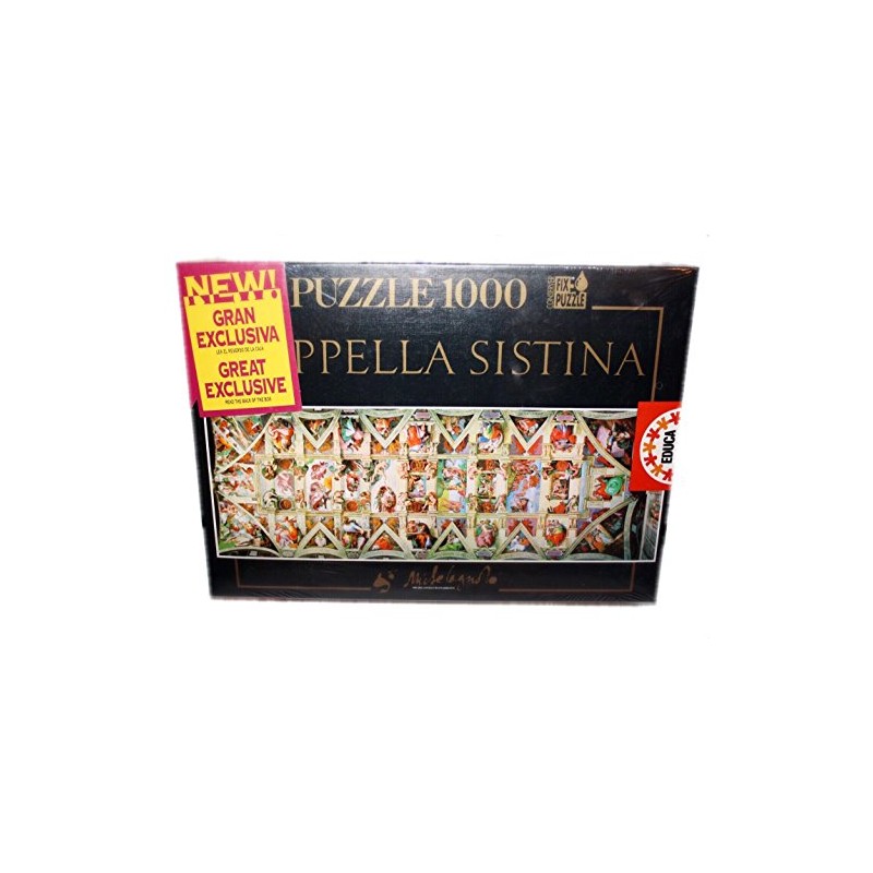 Sistine Chapel (1000 piece 96 x 34 cm Puzzle)