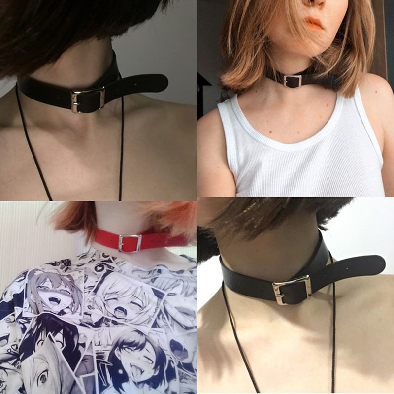 ETHOON Choker Necklace for Women 4 Adjustable Belt Cool Gothic