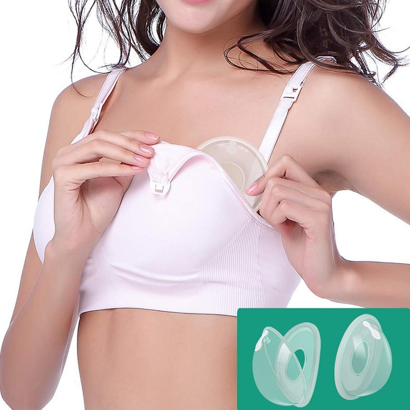 Upgrade Version Breast Shells Nipple Shield with Anti-Flow Stopper Therapy