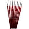 Major Brushes Sable Brush Size 000 - Set of 10