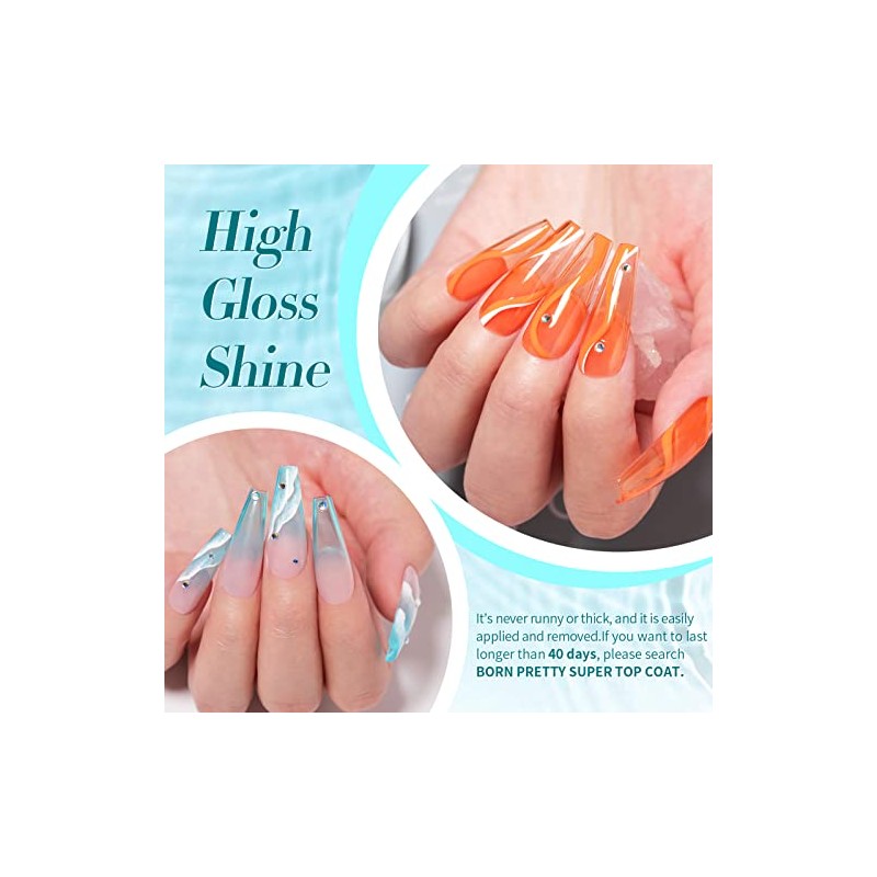 Born Pretty UV Nagellack Jelly Pastell - Gel Nagellack Fr√ºhling