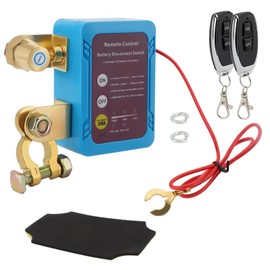 Interruptor de Desconexión de Batería Remoto 2 Controles Remotos Con 1 Espaciador,Interruptor de Apagado Para Coche, para Corta Corriente para Auto, Ntirrobo, Evita El Drenaje de La Batería