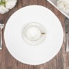 SHACOS Round Braided Placemats Set of 6 Round Table Mats