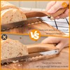 YAPULLYA Bread Knife for Homemade Bread Sourdough, Sourdough Knife Slicer