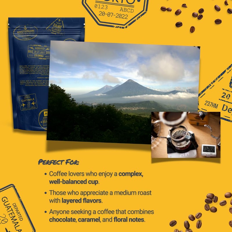 Passport Coffee Tuscany Blend - Medium & dark roast blend