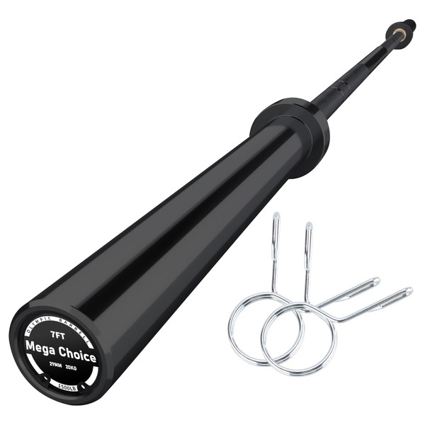 Kselythan black Alloy Steel Black 19yQ3JiDv1I5S5gcAefbyweV 7Ft Olympic Barbell,45lb Barbell