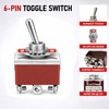 MGI SpeedWare One-Side Momentary Metal Toggle Switch | 20 Amp