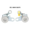 Pair of Front Door Lock Cylinder Set 6905135070 Aluminum Alloy