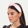Amariver Pink Headband Knotted Wide Headband for Women Top Knot