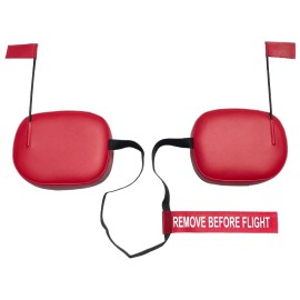 Got Plugz LLC Piper PA-22 150 Tri-Pacer Cowl Plugs w/ RBF Streamer (Color: Red)