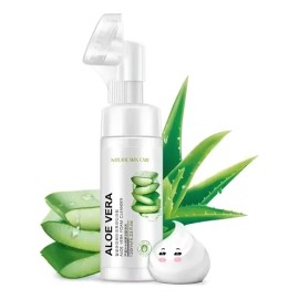 Espuma Limpiador Facial Aloe Vera Con Cepillo                                                                                                         