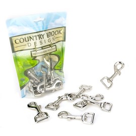10 - Country Brook Design 3/4 Inch Swivel Snap Hooks