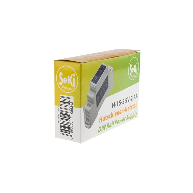 SeKi DIN Rail Power Supply H-15-5 - 5V - 2.4A