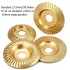 Pack of 4 Wood Sanding Discs for Angle Grinders, Wood