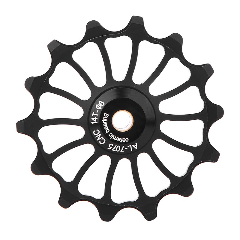 lebycle Rear Derailleur Pulley Positive&amp;Negative Teeth Ceramic Bearing Guide Pulley