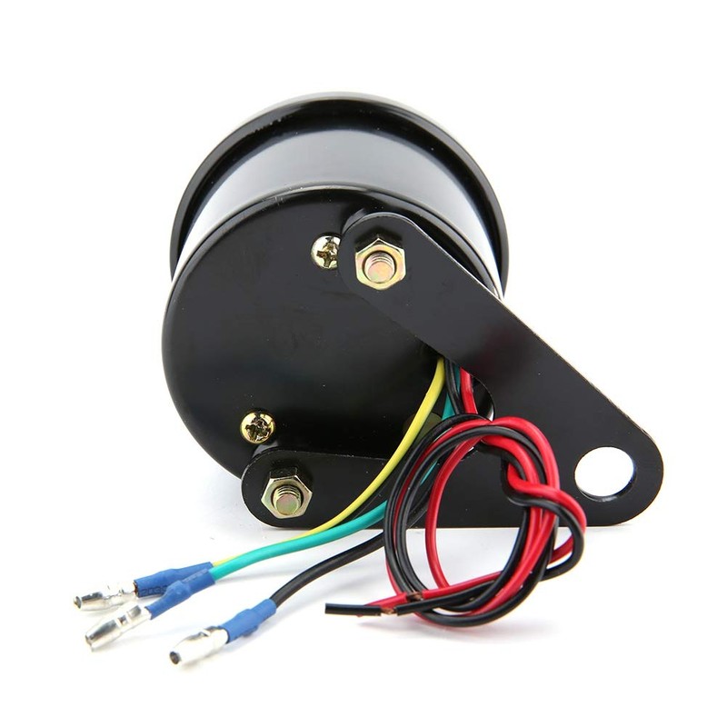 Akozon motorcycle rev counter + tachometer, dc 12v universal led