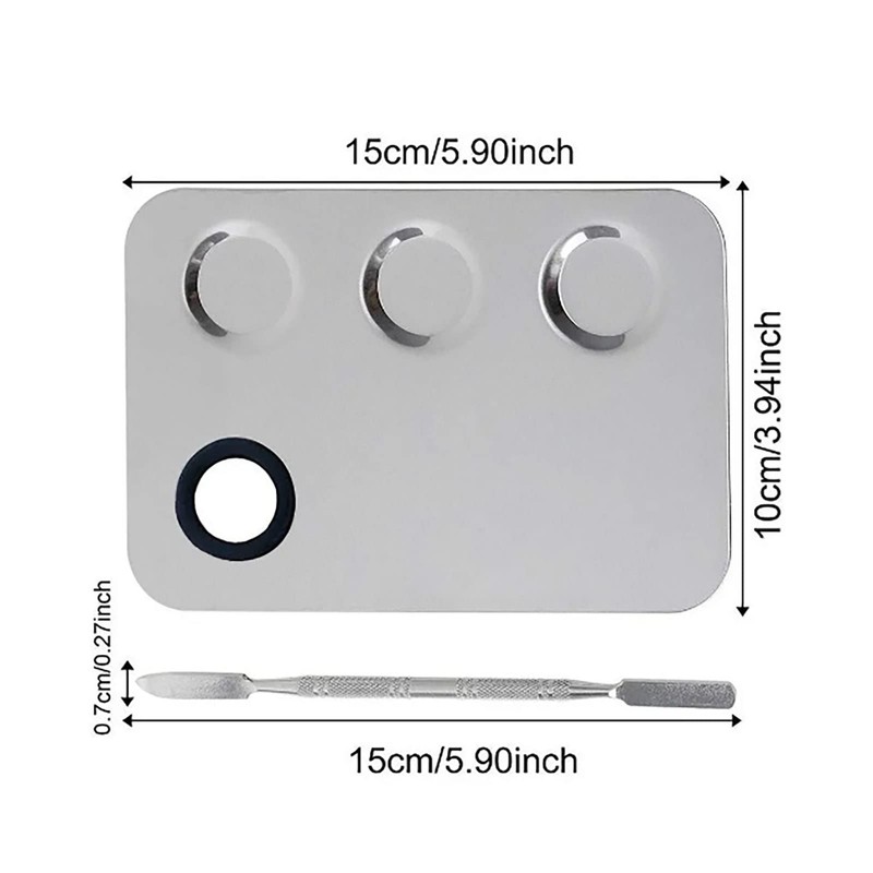 Makeup Mixing Palette Multipurpose Reusable Acrylic Makeup Palette Set Beauty