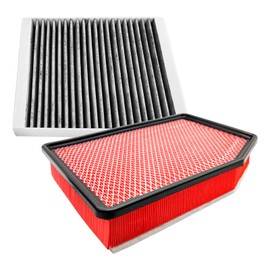 BESTWELL4U Filtro de aire para ESCALADE (24-21), ESCALADE ESV (24-21), SILVERADO 1500(24-19) SILVERADO 2500 HD (2024-2020) SUBURBAN(24-21) TAHOE (23-21), SIERRA 2500HD(244444-20) SIERRA 3500 HD