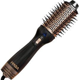 IYASA Blow Dryer Brush Straightener, Brush Hair Dryers for Women, Cepillo Giratorio Secador de Cabello, Curling Blow Dryer Brush