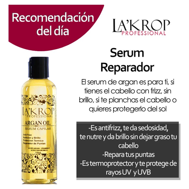 Serum Capilar Con Aceite De Argan 125ml