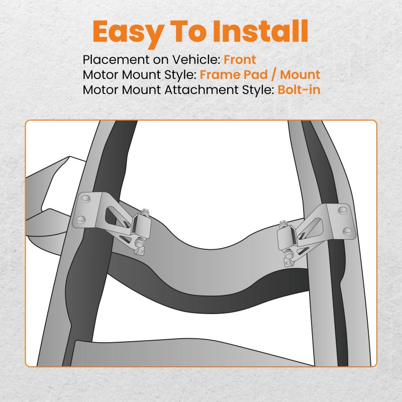 BFO 1 Pair Motor Mount Swap Brackets With Bolts For