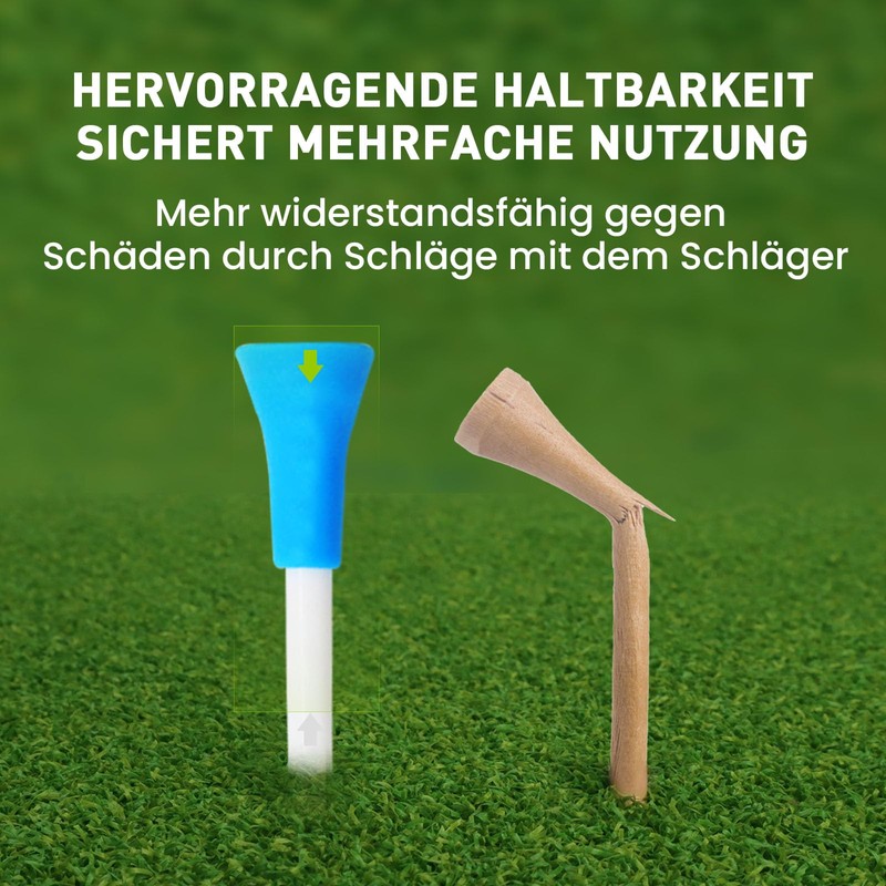 FINGER TEN Golf Tees Plastic Tee 50 Count 83 mm