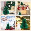 Kiiwah 6 Piece Christmas Tree Decoration Paper Set, Small Christmas
