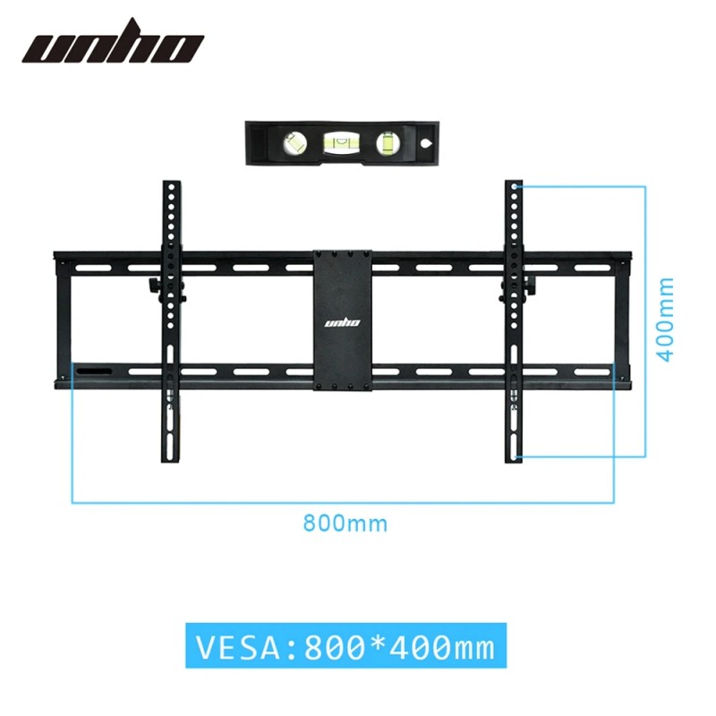 UNHO Heavy-duty Fixed Tilting TV Wall Mounted Bracket Mount Stand