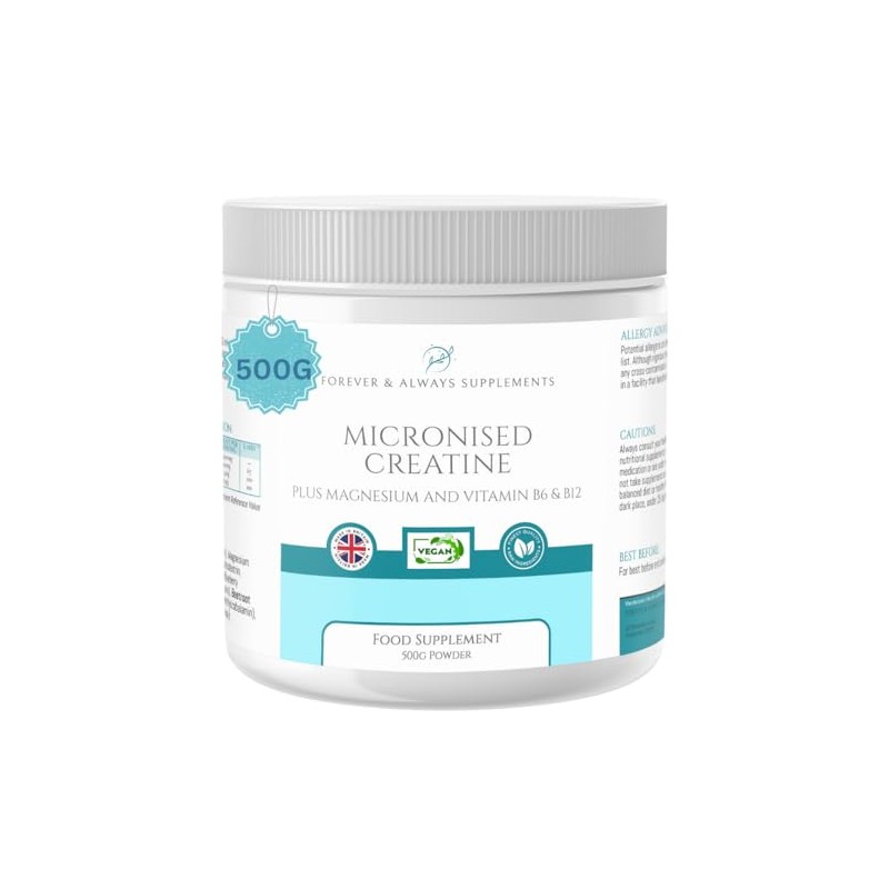 Micronised Creatine Plus Magnesium and Vitamin B6 & B12 Formula