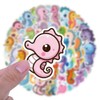55 Pcs Seahorse Stickers for Laptop Water Bottles,Bicycle,Skateboard,Computer,Marine Animal Cute