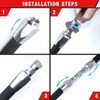 PIKWO 2-Pack Hydraulic Hose Field Repair Kit,1/2" Inner Diameter Reusable