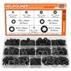 HELIFOUNER 360 Pieces 9 Sizes Internal Tooth Star Lock Washers,