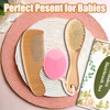 Baby Wooden Brush and Comb Set, Set of 3 Soft