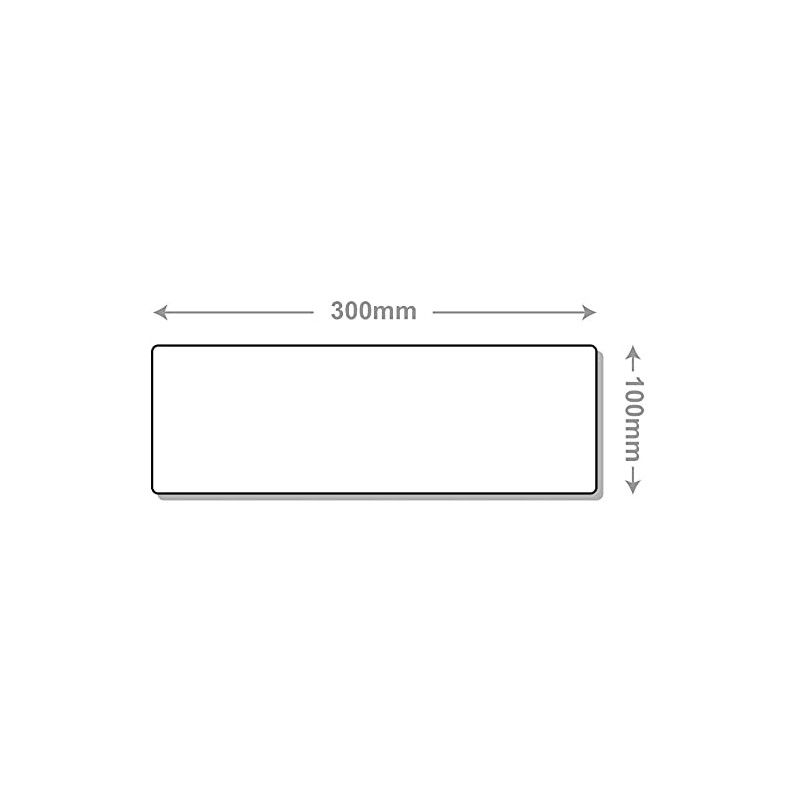 V Safety No Exit Prohibition Sign - 300mm x 100mm