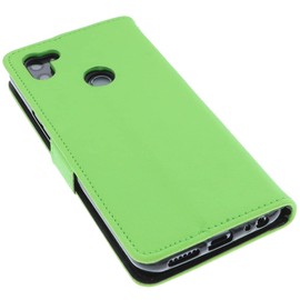 foto-kontor Case Compatible with Gigaset GS5 Book Style Green Protective Cover Book