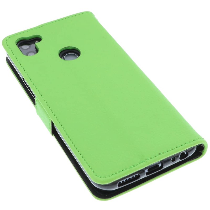 foto-kontor Case Compatible with Gigaset GS5 Book Style Green Protective