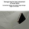 KHGUZ 2PCS Leather Car Seat Cover, Vehicle Front Bottom Seat