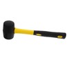 SHINEOFI Rubber Mallet with Rubber Handle Durable Soft Hammer for