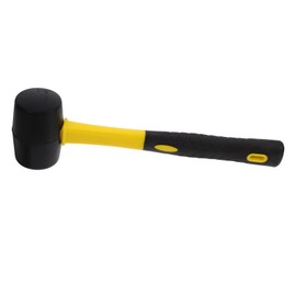 SHINEOFI Rubber Mallet with Rubber Handle Durable Soft Hammer for Tent Stakes Tools for Camping Woodworking Projects and Outdoor Use