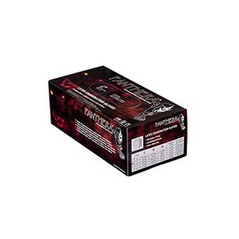 Panthera Powder Free Latex Examination 100 Tattoo Gloves, X-Small, Black