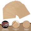 sourcing map 500 Pcs Unbleached Parchment Paper Baking Sheets Squares,