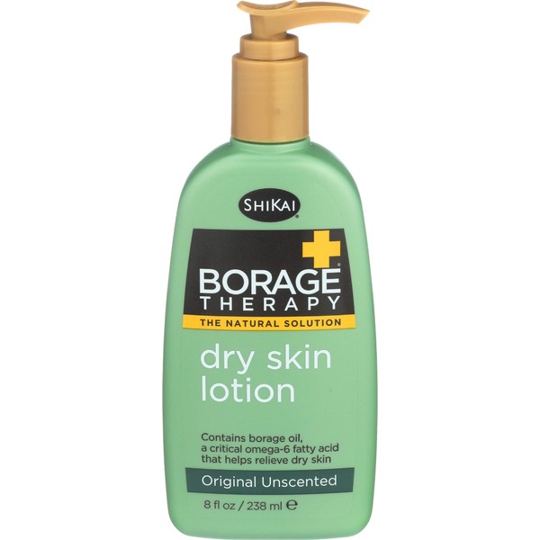 Shikai, Body Lotion Dry Skin Borage Therapy, 8 Fl Oz