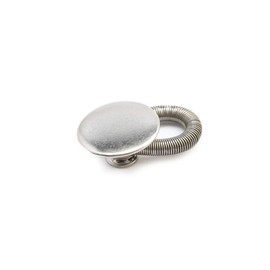 Lil' Stretch Button Pant Extenders - Adds 1-2" to Waistband of Your Pants/Shorts/Skirts - Super Sturdy (Silver Spring (Rust-Free Metal), 1)