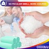 OKKEAI Small Biodegradable Garbage Bags -1.2 Gallon Bathroom Trash Bags