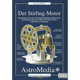 Frühes Forschen Cardboard Kit Stirling Motor Running On A Cup Of Coffee