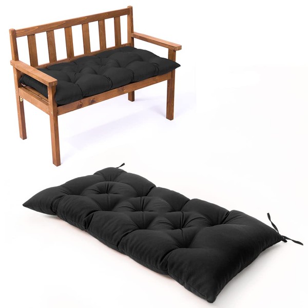 Waterproof Lounger Seat Cushions Outdoor Loveseat Bench Seat Pads Tufted