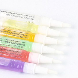 GONEBIN GONEBIN Cuticle Oil Pens for Nail Care, Cuticle Revitalizer Oil Pen with Soft Brush, Prevent Nail Cracking and Dry (Lily, 2ML)