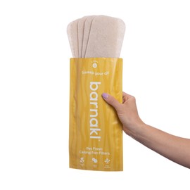 Barnakl Pet Fresh Ceiling Fan Filters | Made with Zeolite to Trap Pet Odors, Dander & Dust | Unscented Fan Blade Filter, Fits All Ceiling Fans (5-Pack)