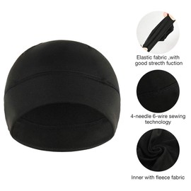 4 PCS Cycling Skull Caps Helmet Liner Cooling Beanie Caps Sports Running Hat