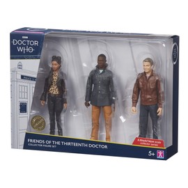 Doctor Who Friends and Foes of The 13th Doctor Set B - Includes Yasmin (Yaz) Khan, Graham O'Brien & Ryan Sinclair - Doctor Who Merchandise - Character Options - 5.5”